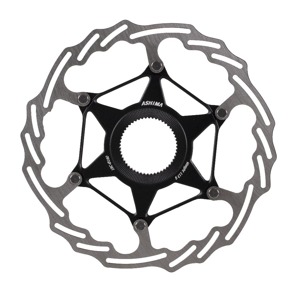 Ashima ARO-18C Disco Freno 160 mm Center Lock Spider in Allumino